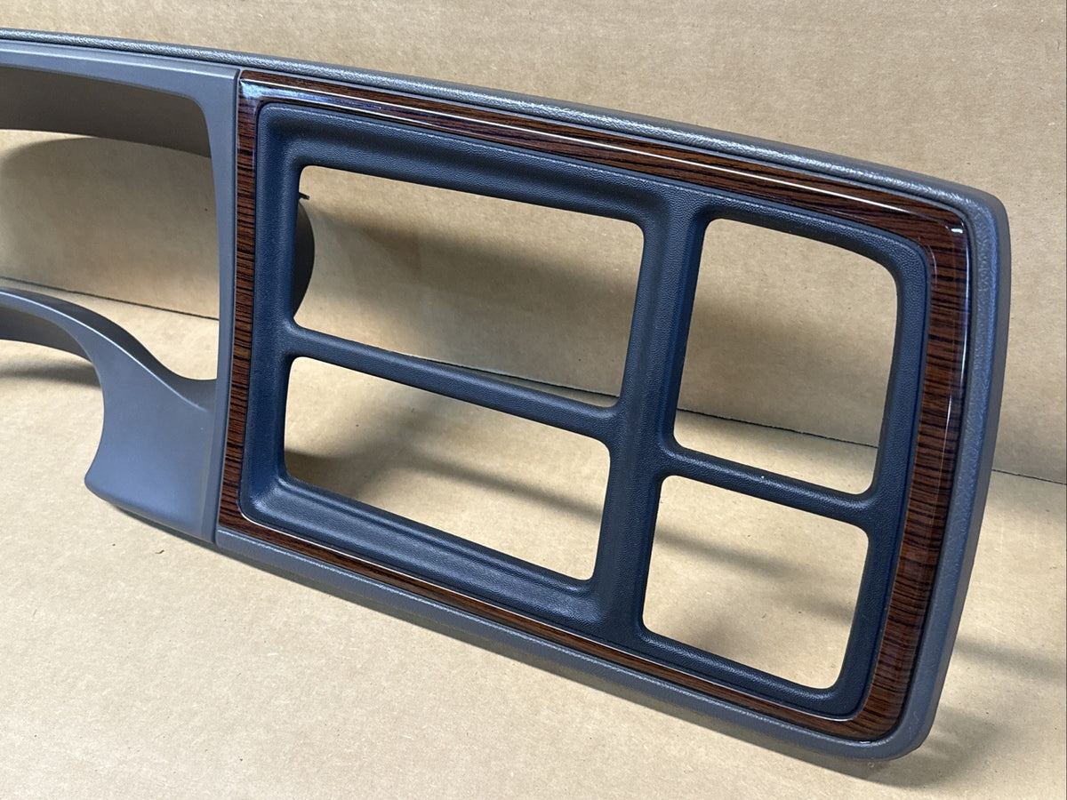 2002 Cadillac Escalade Wood Grain Gauge Instrument Cluster Radio Dash Bezel OEM5