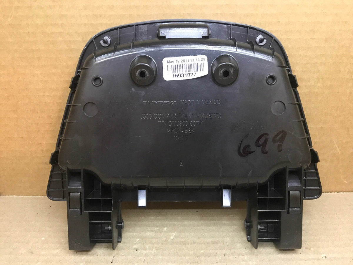 11 15 Chevy Cruze Center Upper Dash Storage Bin Compartment Cubby Black 169310276