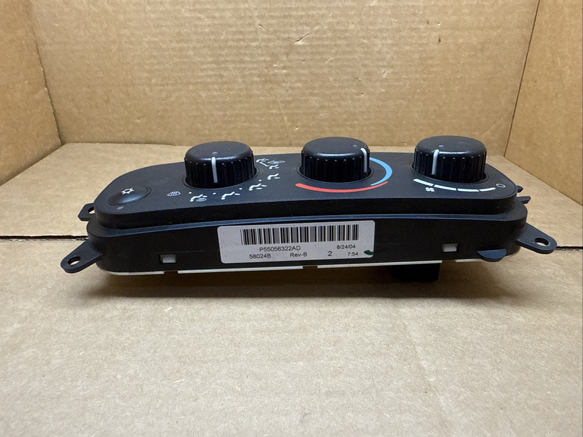 02 05 Dodge Ram Temp Temperature Climate Control Switches Dials 55056322AD6