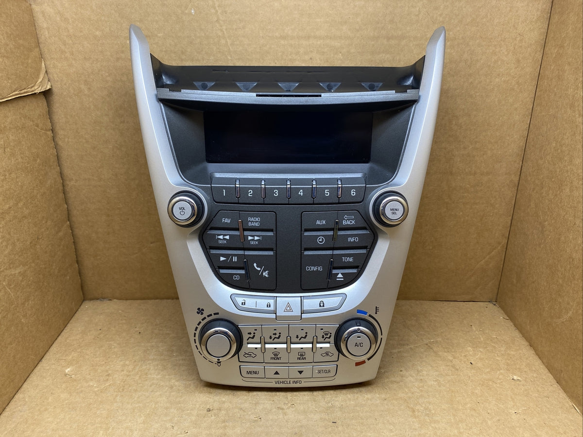 2012 2015 Chevy Equinox Terrain Radio Face Climate Control Panel Bezel 228102370
