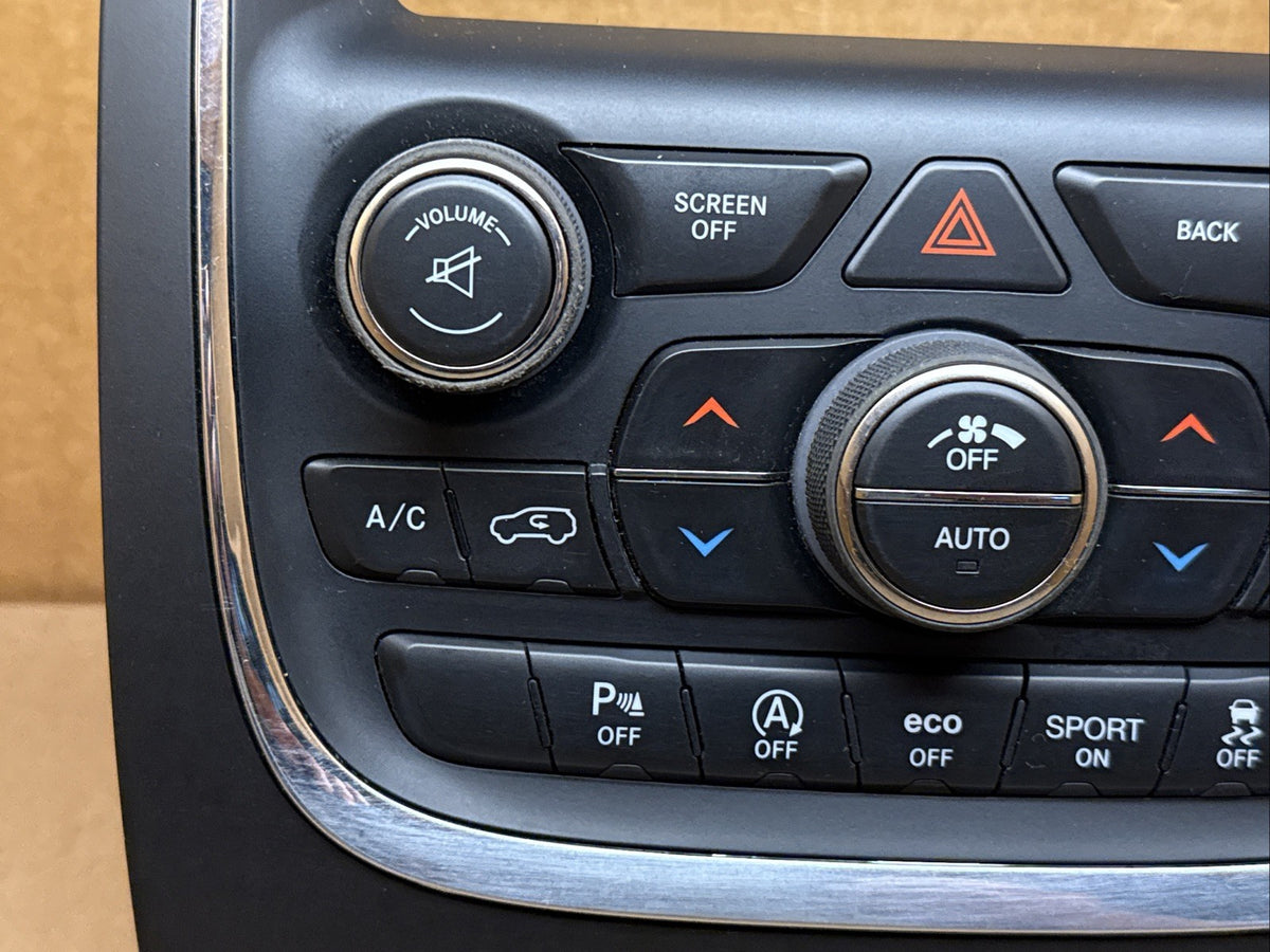 2016 2017 Dodge Durango Dash Heat AC Radio Climate Control Panel OEM 68253735AH3