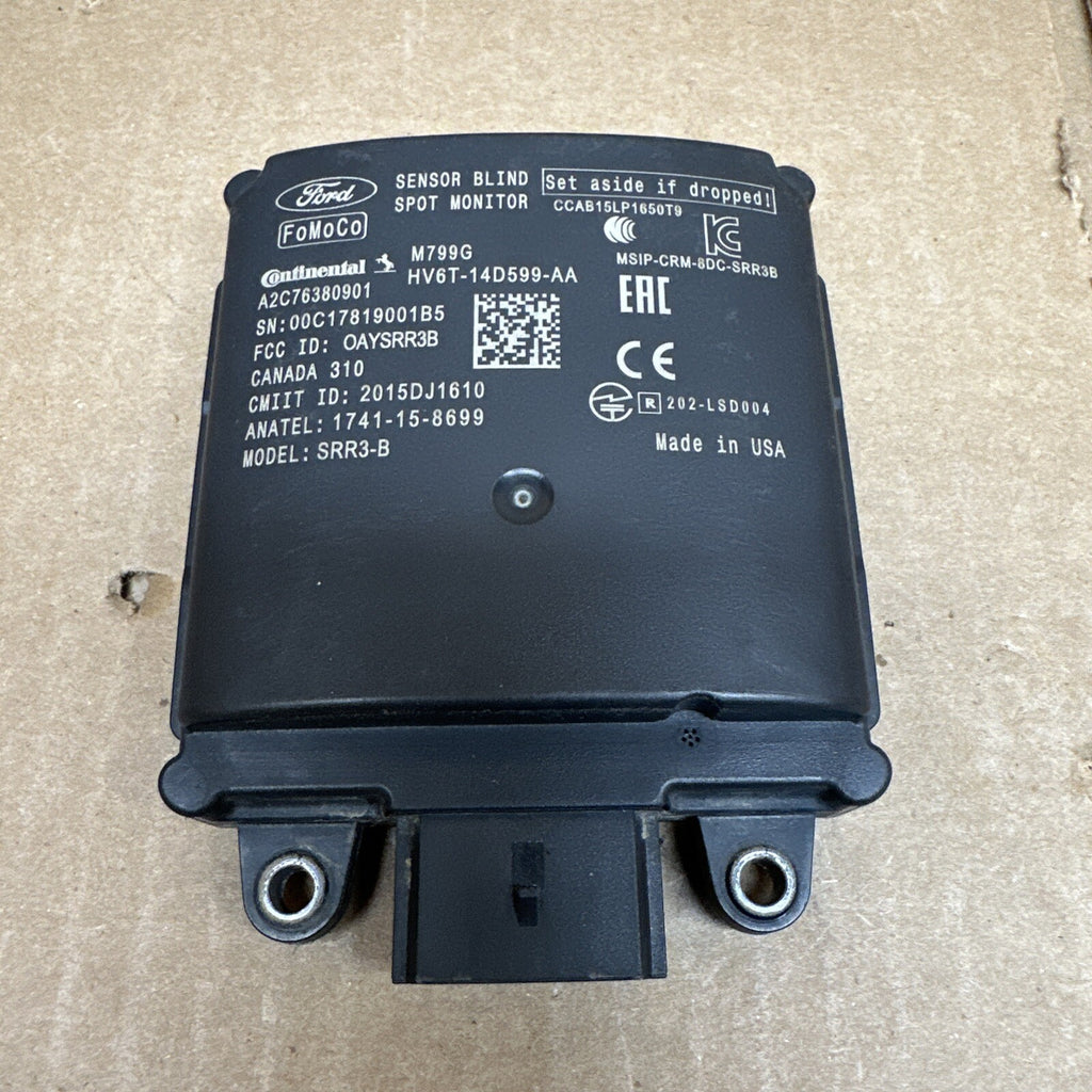 2017 2018 Ford Escape Rear Bumper Blind Spot Sensor Module HV6T 14D599 AA3