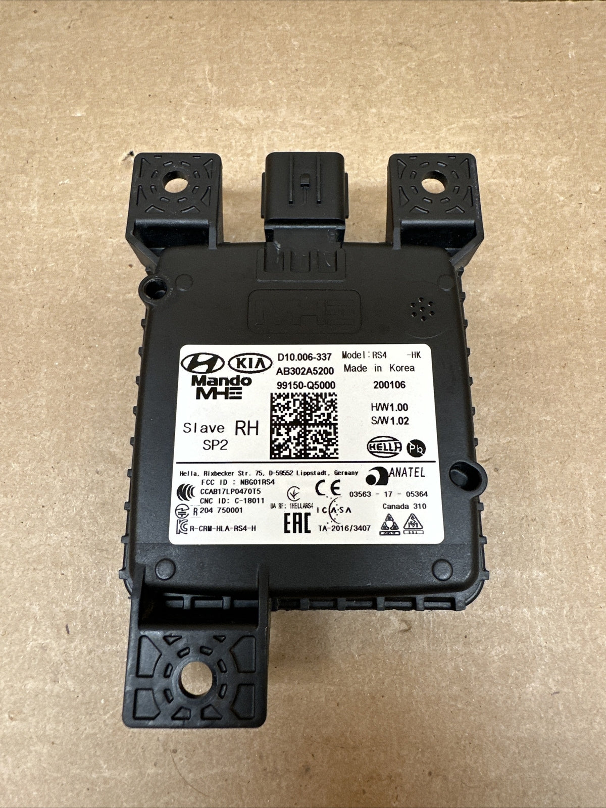 2021 2023 Kia Seltos Blind Spot Detection Module Right Rear Bumper 99150 Q50003
