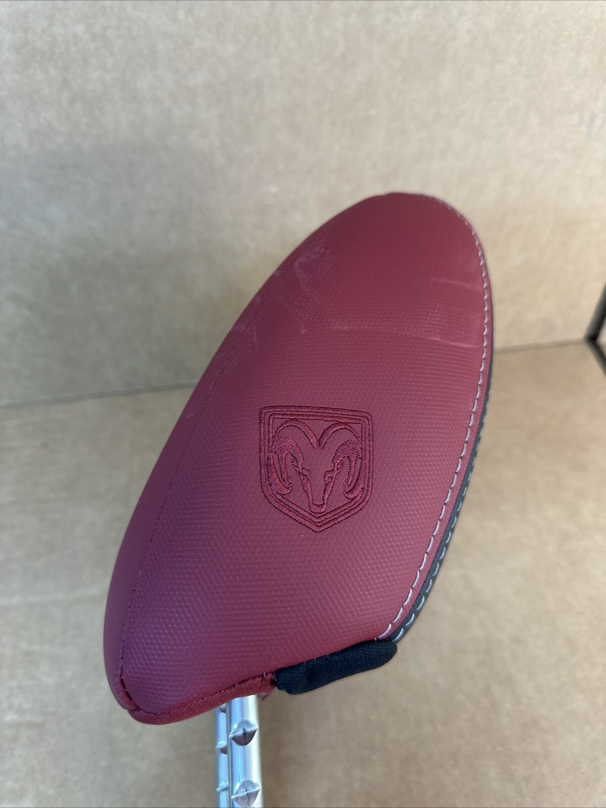 2015 2018 Dodge Ram 1500 Rebel Front Driver Passenger Headrest Red Black OEM2