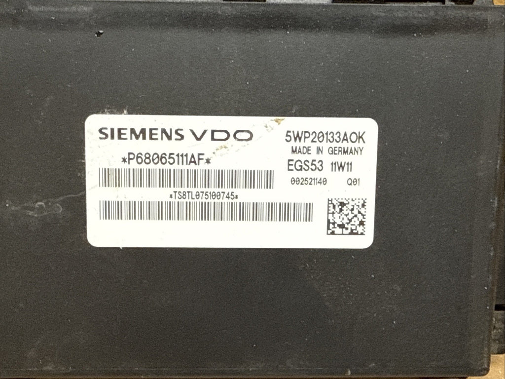 2011 2012 Dodge Charger Transmission Control Module OEM P68065111AF 68065111AF1