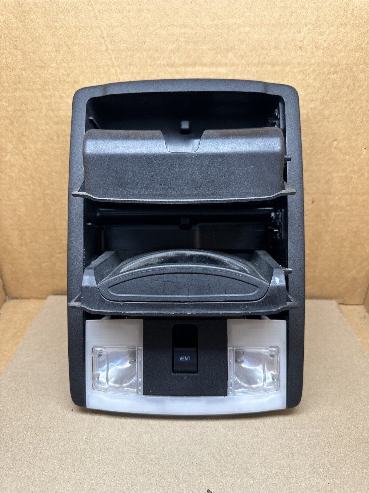 2015 2017 Ford Expedition Overhead Ceiling Roof Console w/ Vent Switch Black OEM2
