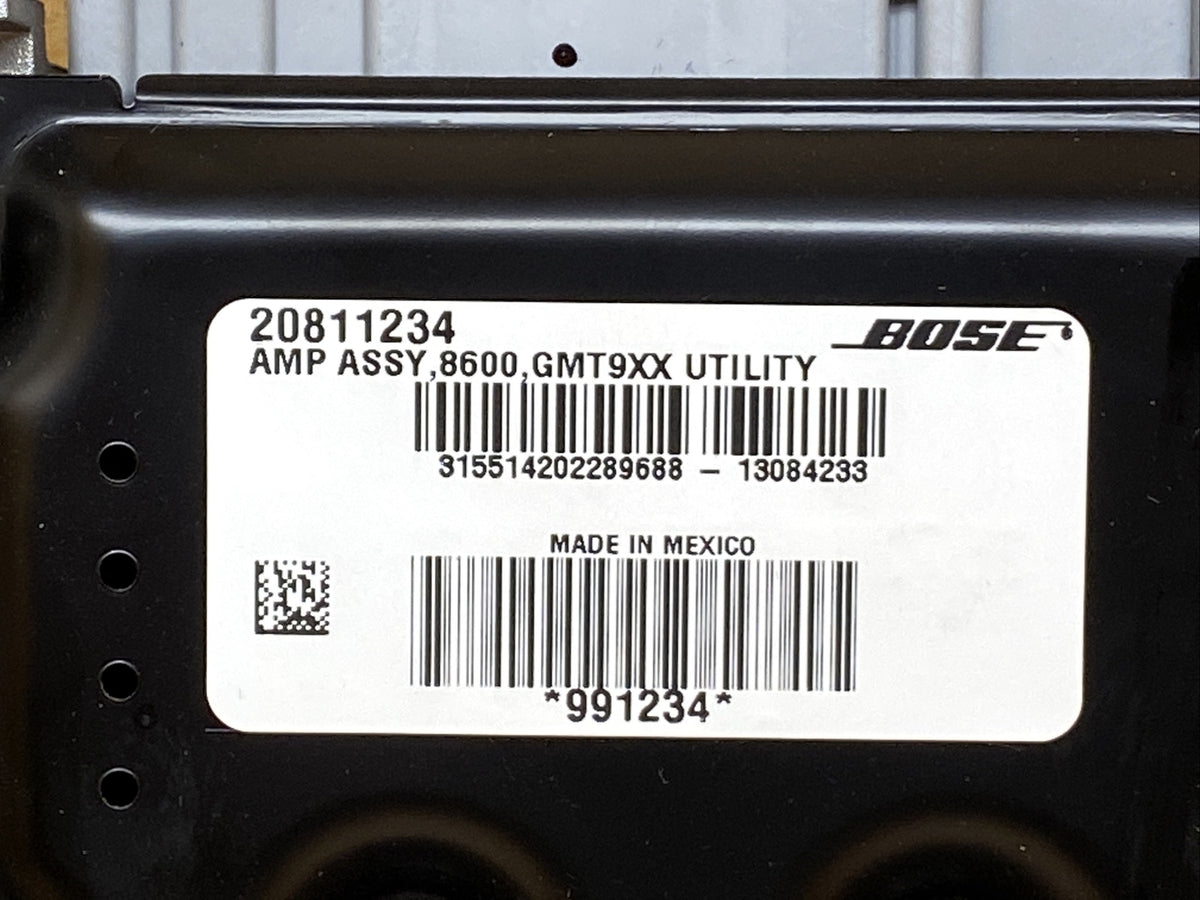 2007 2014 Suburban Tahoe Yukon Radio Bose Amp Amplifier OEM 208112343