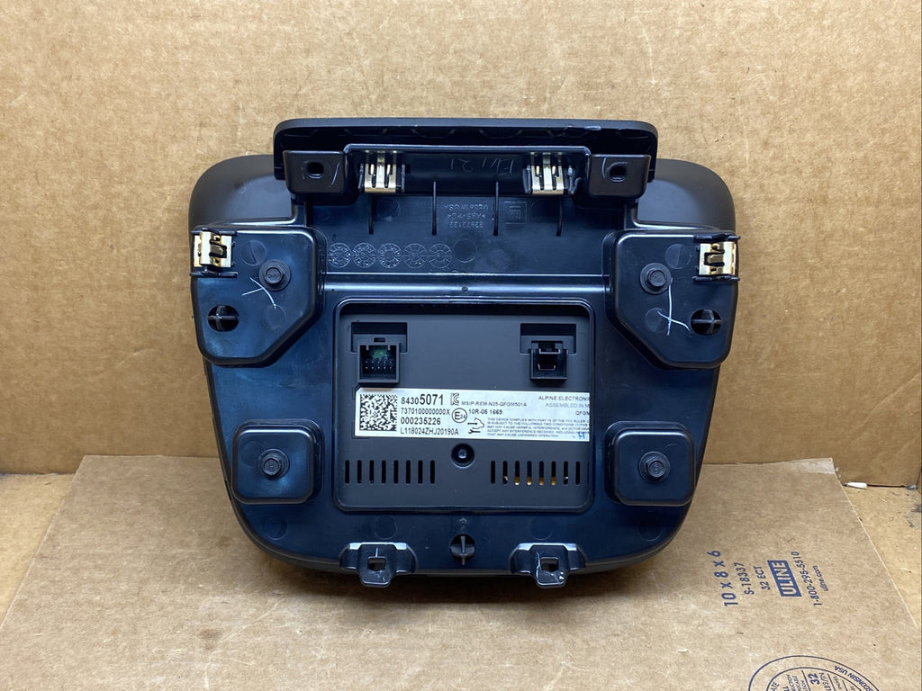 2018 Malibu Center Dash Radio Display Screen 843050718