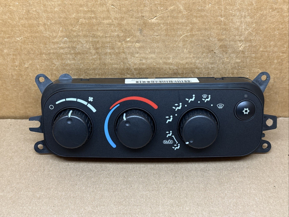 02 05 Dodge Ram Temp Temperature Climate Control Switches Dials P55056322AB3