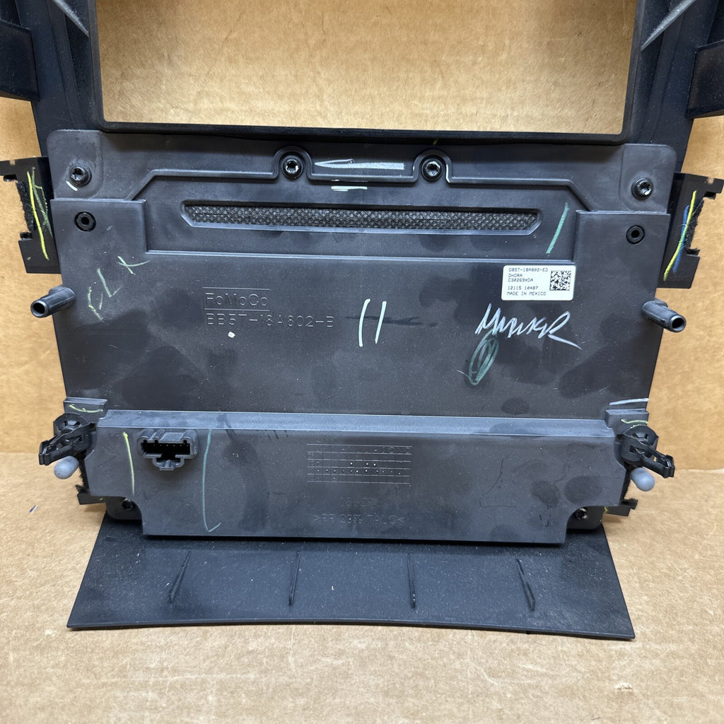 2013 2015 Ford Explorer 8" Radio Climate Control Panel Bezel DB5T 18A802 ED7