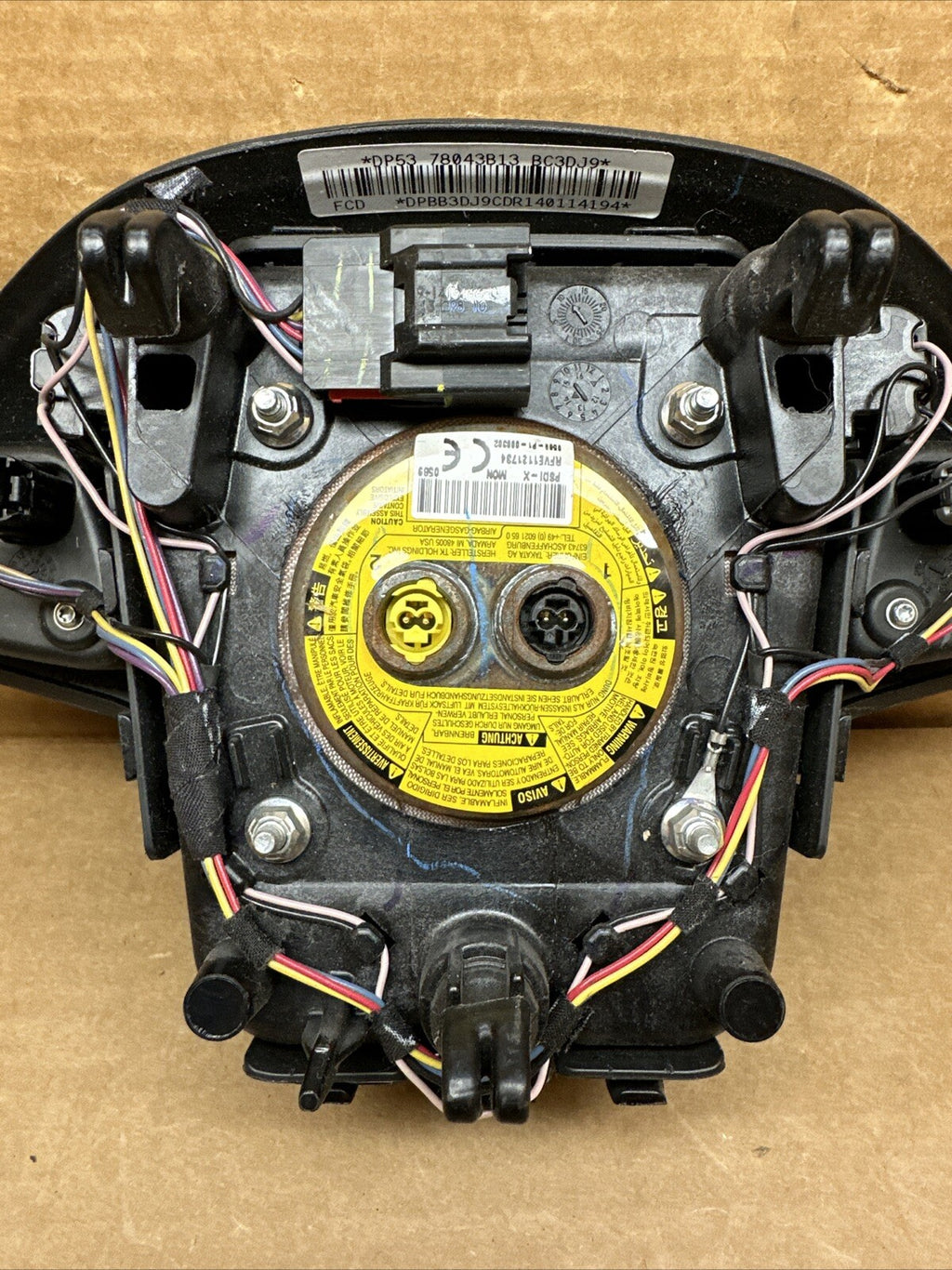 2013 2014 Lincoln MKZ Front Left Driver Side Steering Wheel Air Bag Airbag5