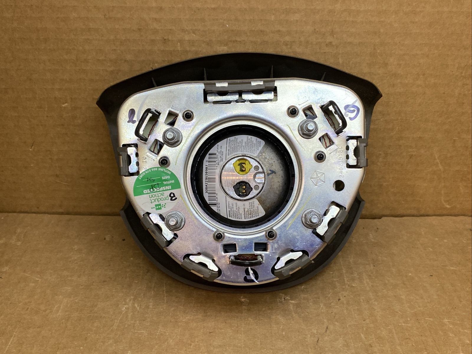 08 10 Jeep Liberty Front Left Driver Side Steering Wheel Air Bag Airbag Beige5