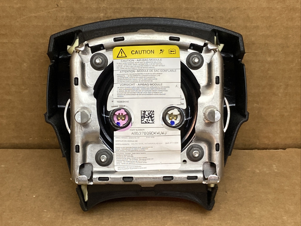 03 06 Sierra Yukon Envoy Left Driver Side Steering Wheel Air Bag Airbag Two Plug7