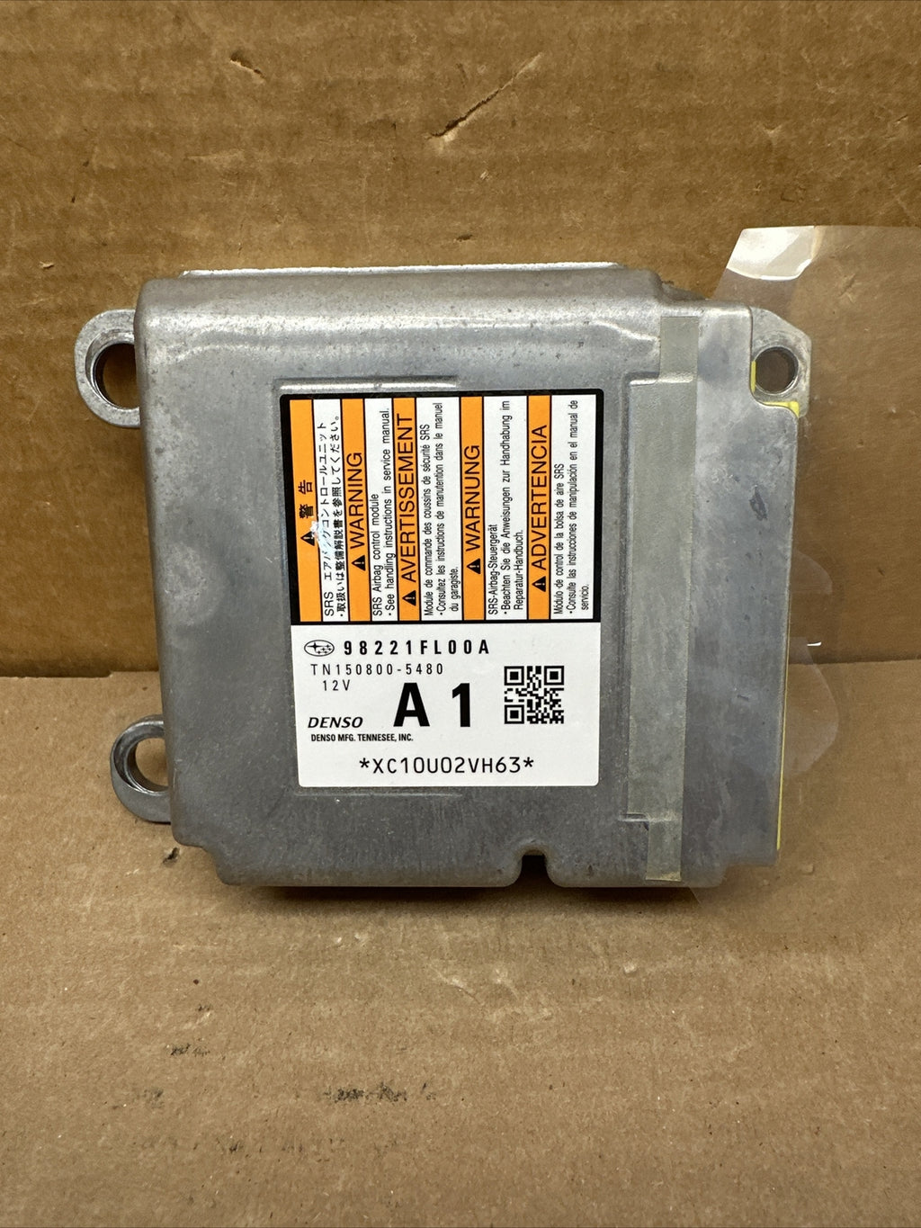 2017 Subaru Impreza SRS Air Bag Airbag Control Module 98221FL00A2