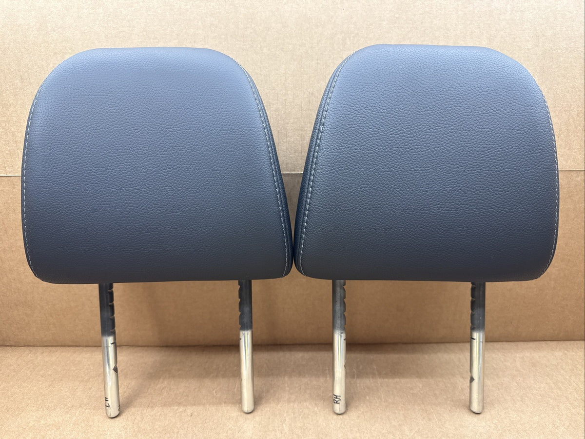 2016 2022 Honda Pilot Front Leather Left Right Headrest Set Pair OEM Black0