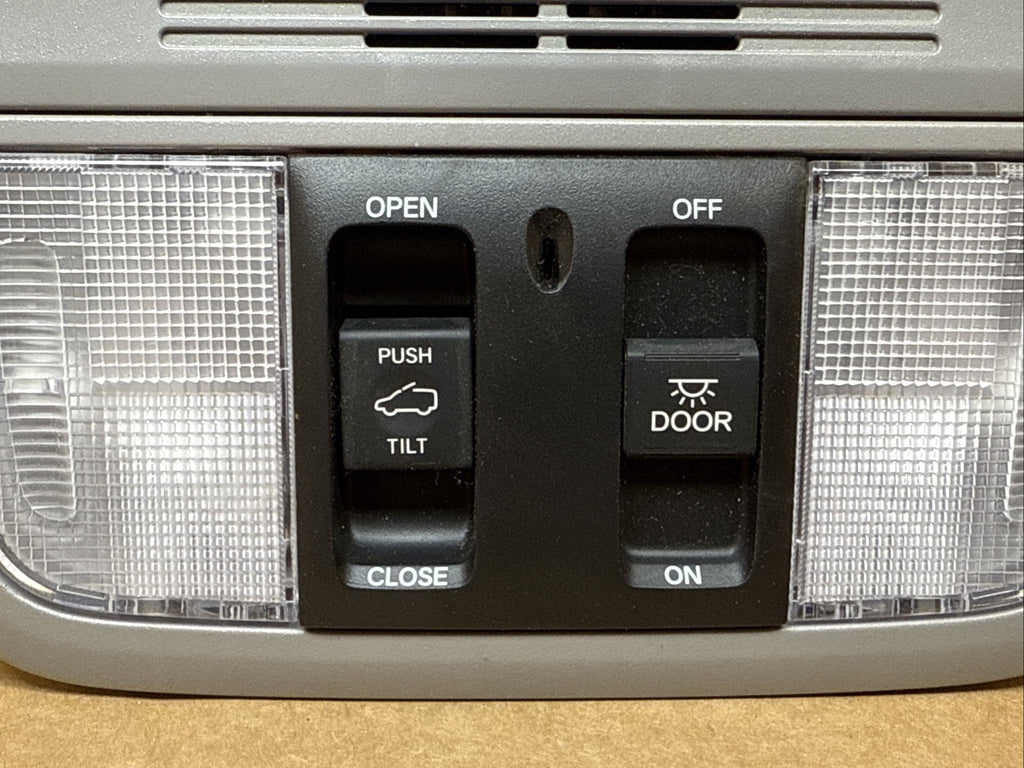 2016 2022 Honda Pilot Over Head Overhead Console Homelink Sunroof Gray NH836L3