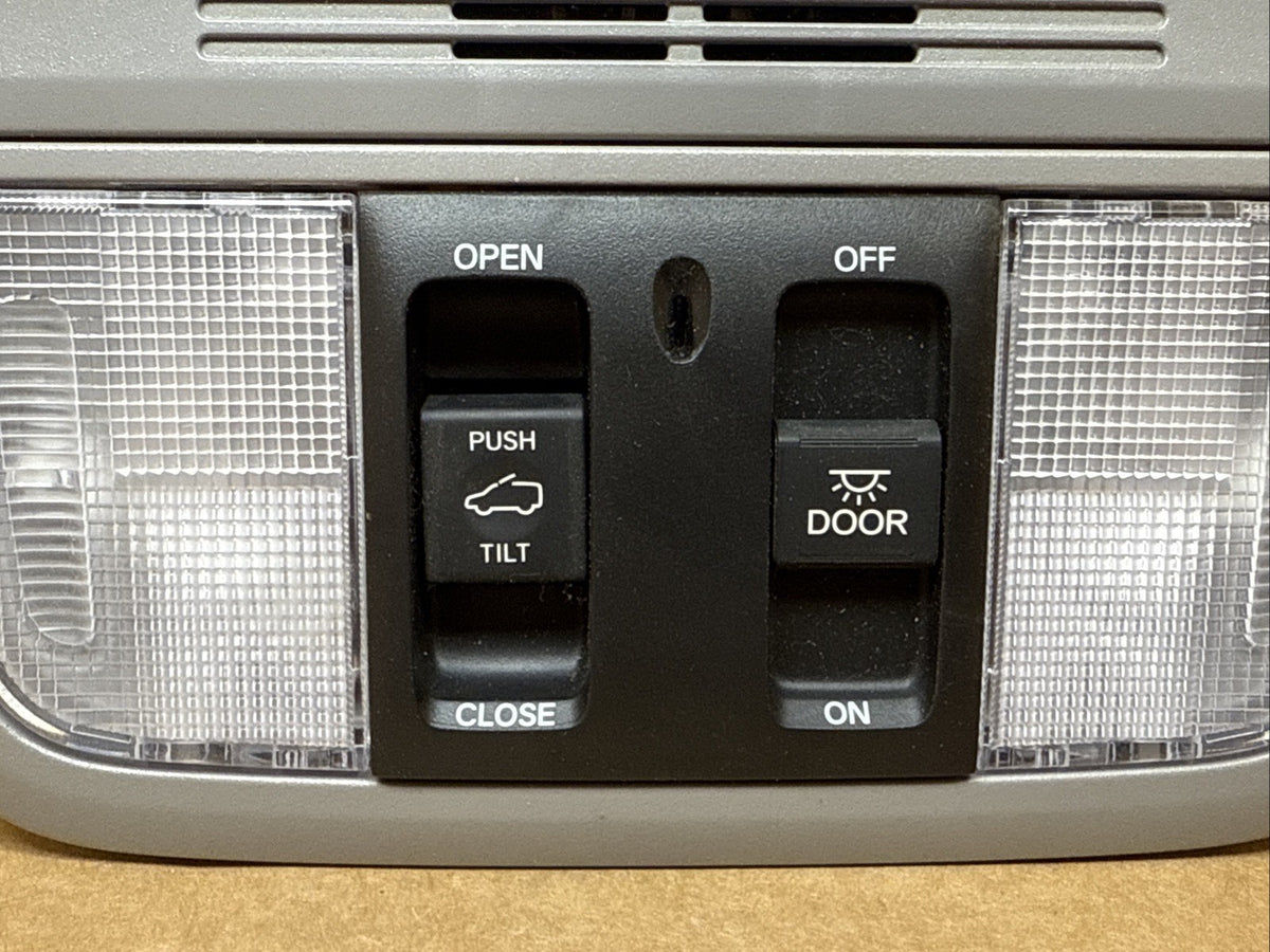 2016 2022 Honda Pilot Over Head Overhead Console Homelink Sunroof Gray NH836L3