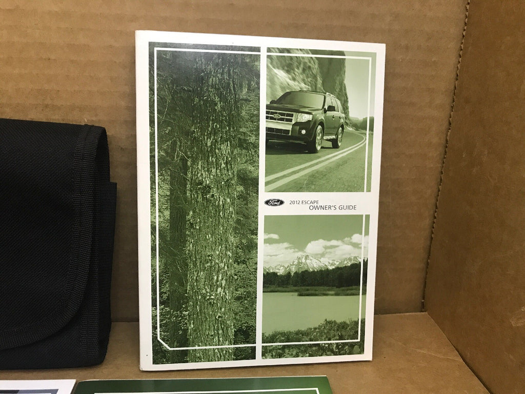 2012 12 FORD ESCAPE OWNER'S OWNERS OWNER MANUAL BOOK GUIDE SET CASE OEM3