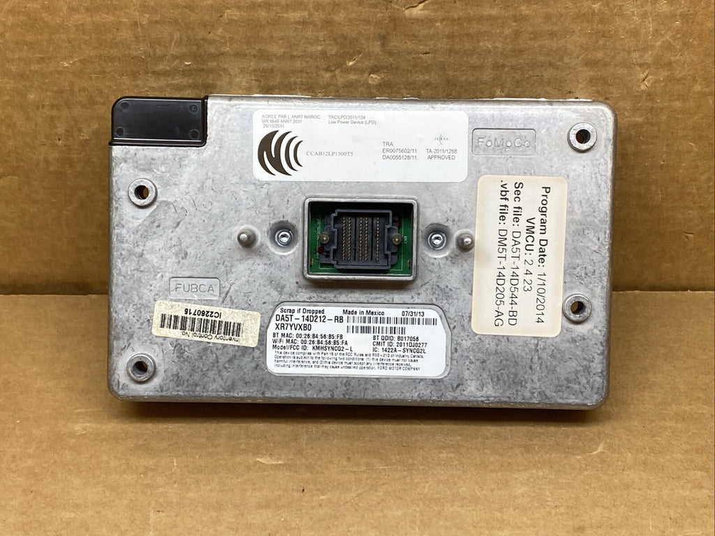 11 15 Ford Sync Sync2 APIM Module DM5T 14D205 AG DA5T 14D544 BD2