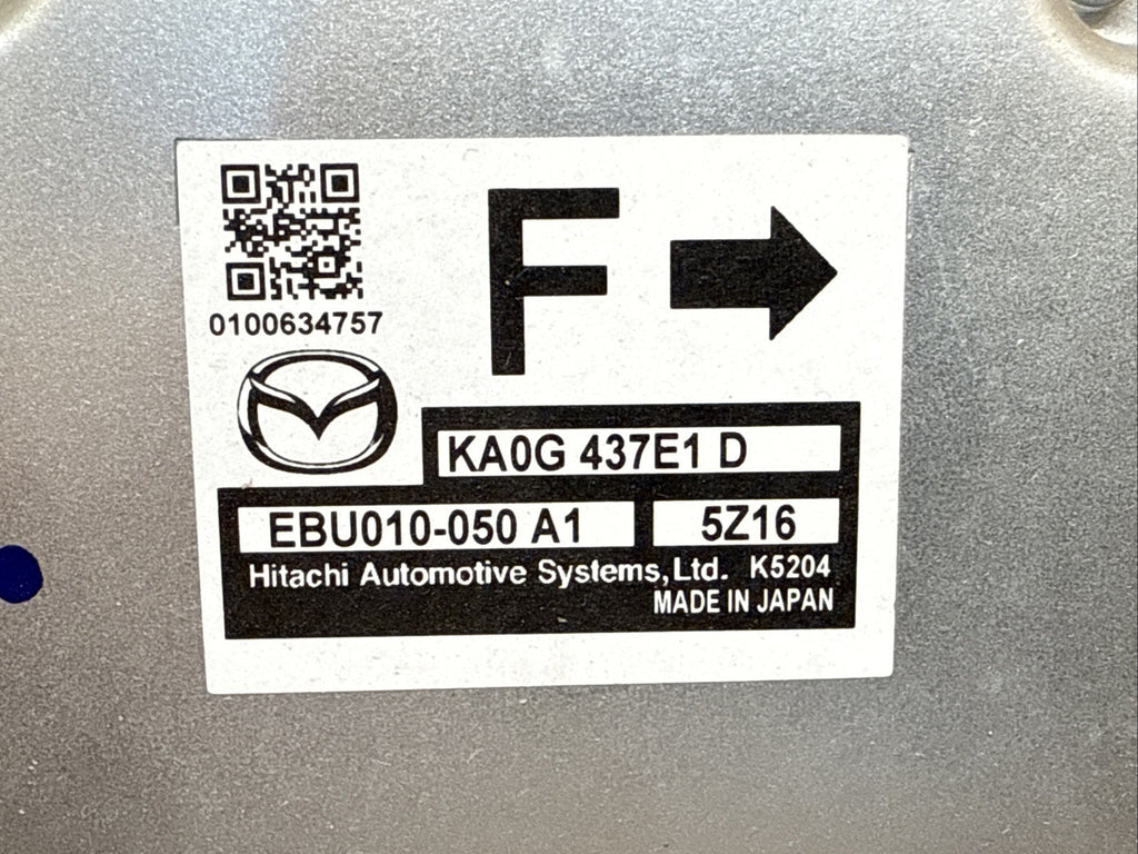 2015 2016 Mazda CX5 Parking Brake Assist Control Module KA0G 437E1 D1