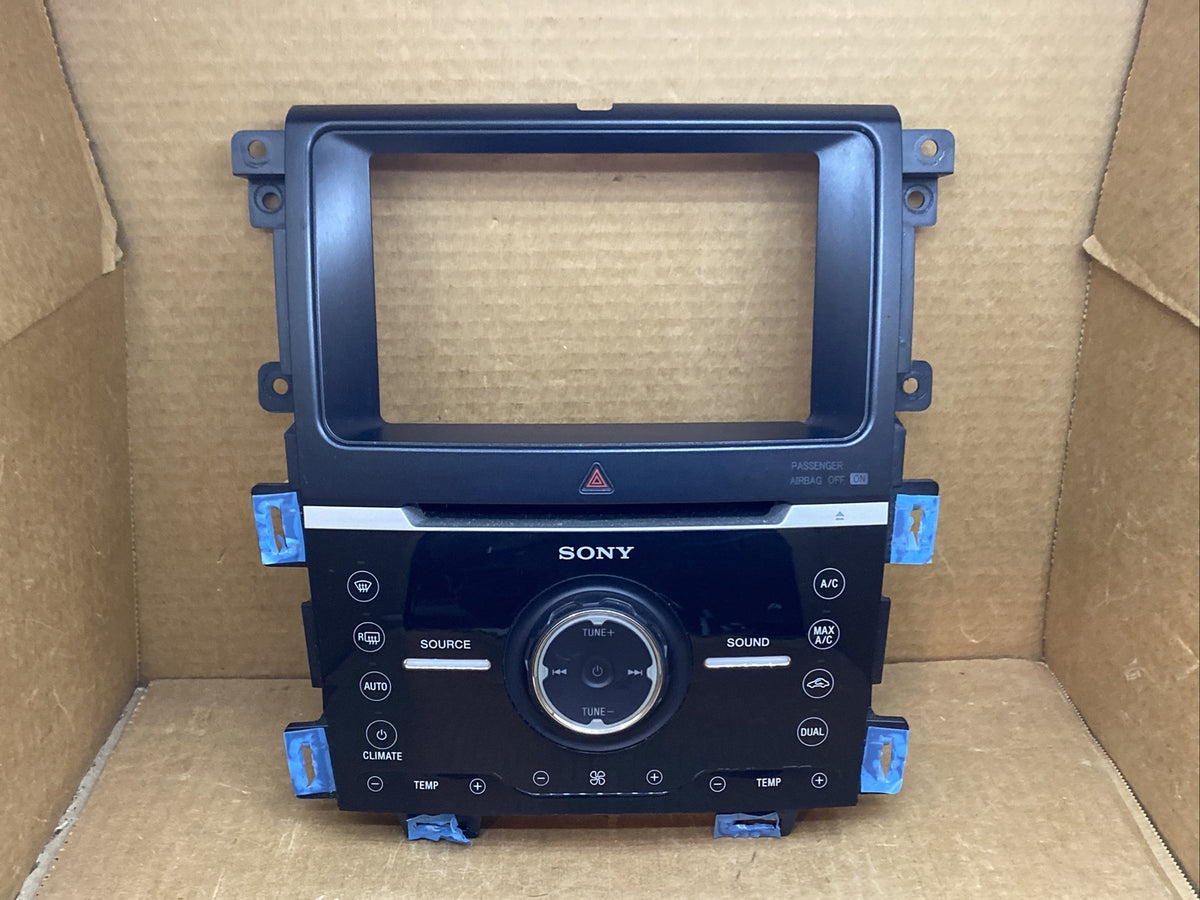2011 2014 Ford Edge Sony Radio Face Bezel Climate Control Panel BT4T 18A802 CP0