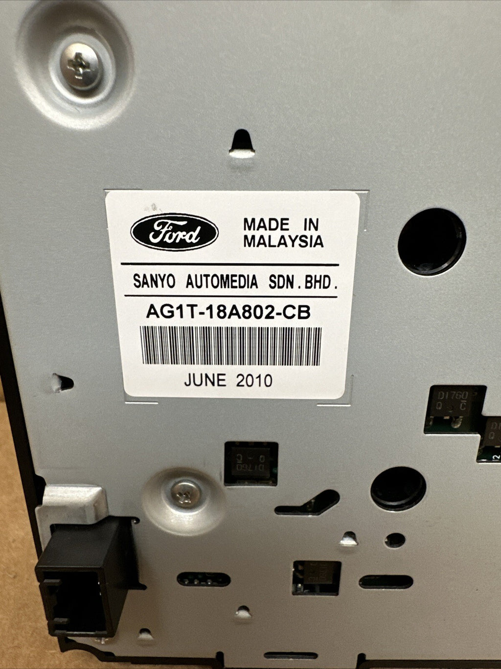 2010 2012 Ford Taurus Radio Face Plate Climate Control Panel OEM AG1T 18A802 CB6