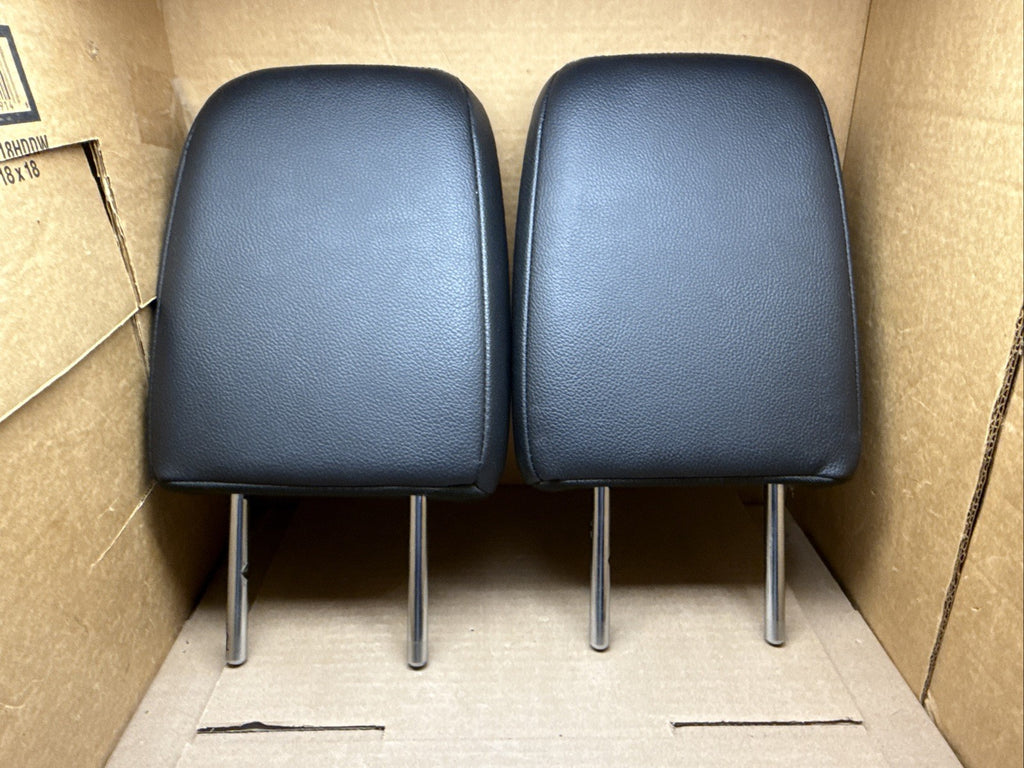 2016 2024 Nissan Titan Head Rest Headrest Rear Back Seat Set Leather Black4