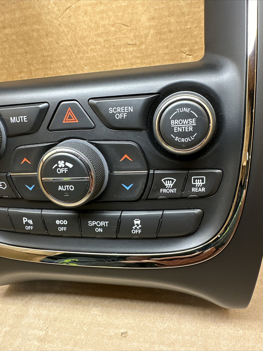 2018   2020 DODGE DURANGO DASH HEATER CLIMATE CONTROL SWITCH UNIT 68333652AA OEM5