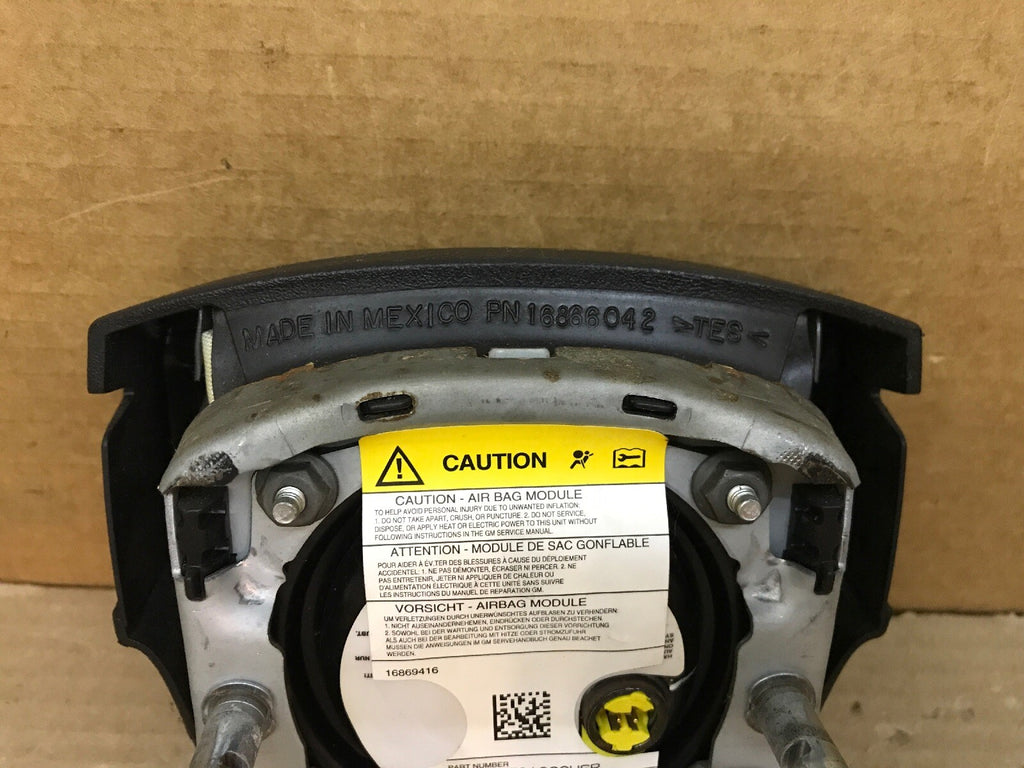 03-06 SILVERADO 2500 EXPRESS FRONT DRIVER STEERING WHEEL AIRBAG AIR BAG ONE PLUG6