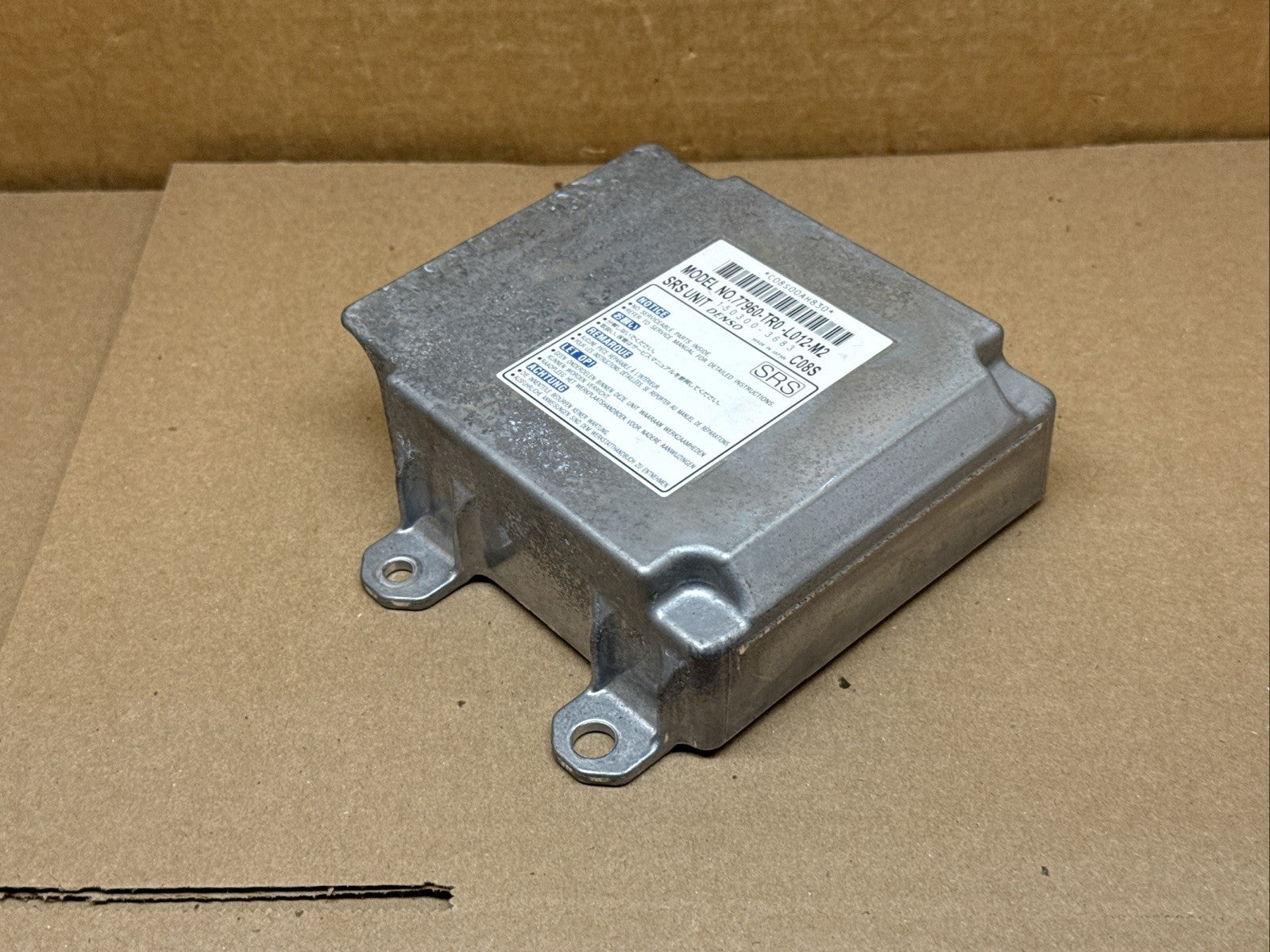 2012 Honda Civic Sedan Air Bag Airbag Computer Control Module 77960 TR0 L012 M23