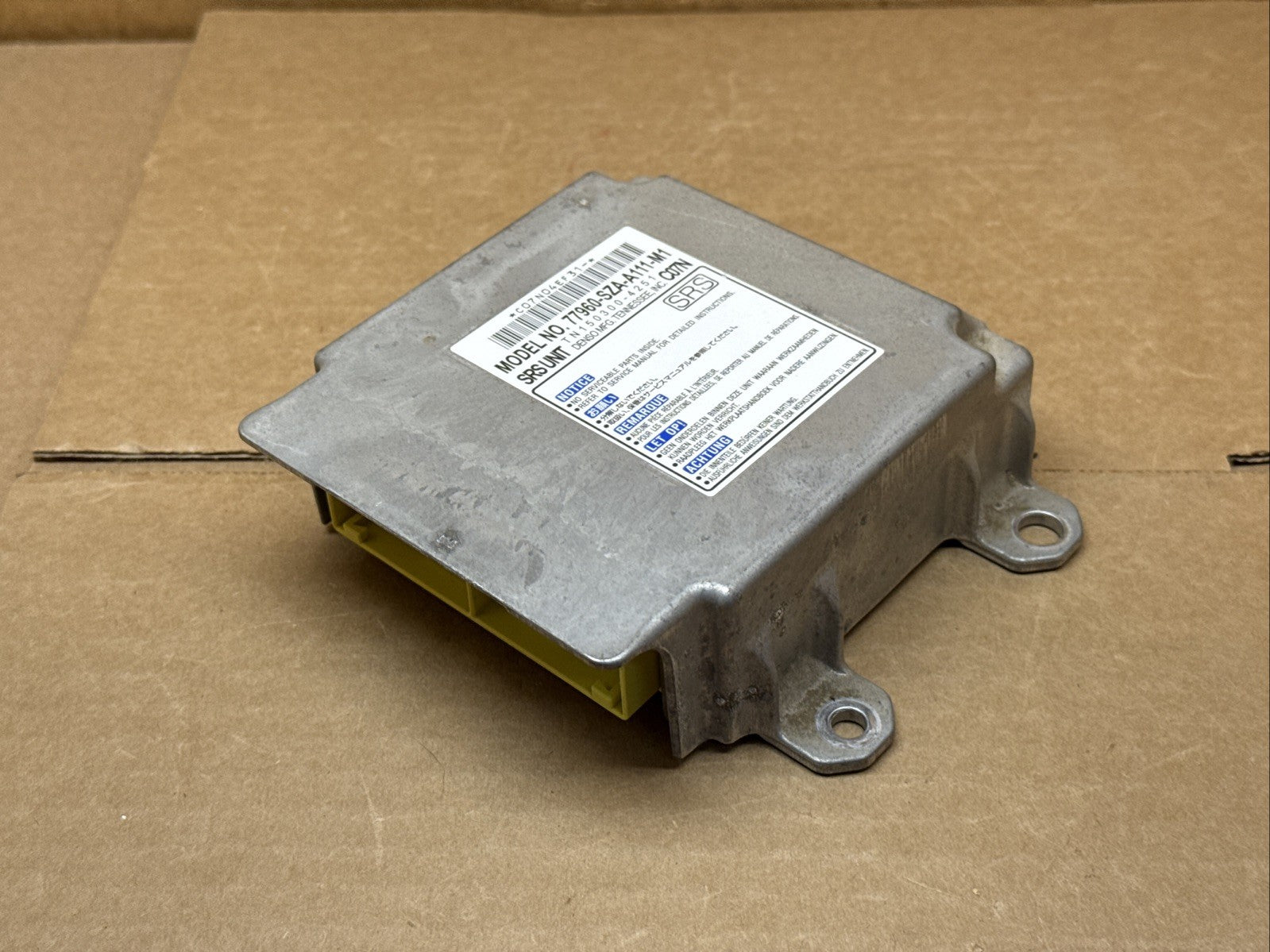 2013 Honda Pilot Air Bag Airbag Control Module Computer 77960 SZA A111 M12