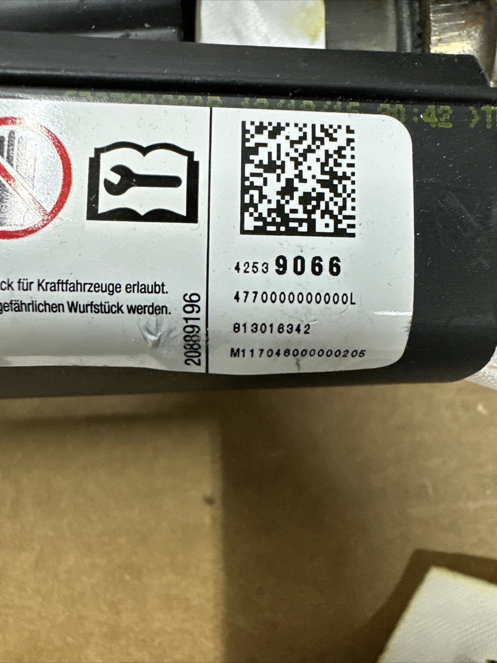 2016 2017 Sonic Left Side Driver Upper Curtain Roof Air Bag Airbag 425390664