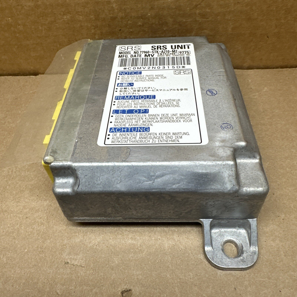 Acura RDX AirBag Air Bag Restraint Control Module 77960 STK A210 M25