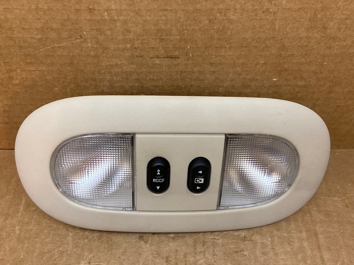 04 08 F150 Front Over Head Overhead Light Console Sunroof Rear Window Switch Tan1