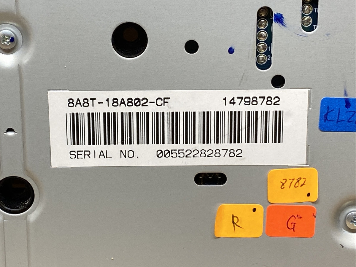 2009 2012 Ford Flex Radio Face Plate Dial Climate Control Panel 8A8T 18A802 CF6