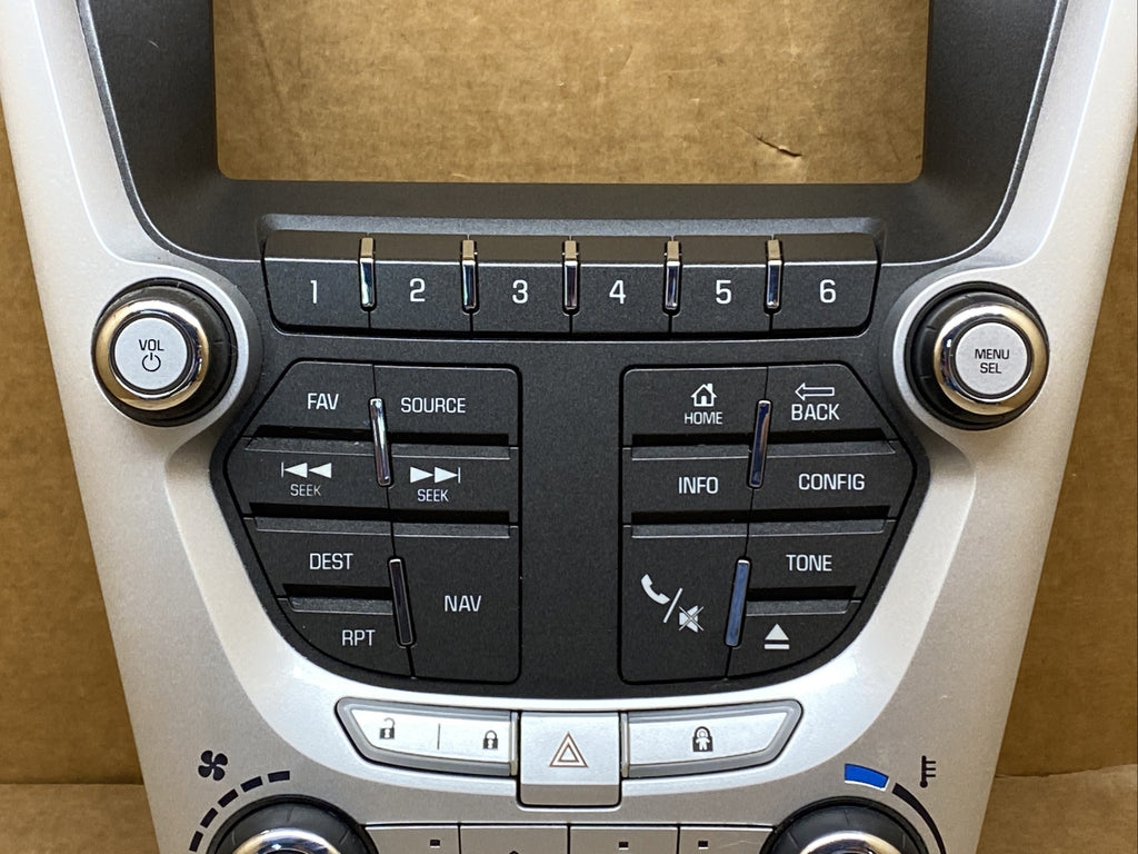 2012 2015 Chevy Equinox Terrain Radio Face Climate Control Panel Bezel 228802553