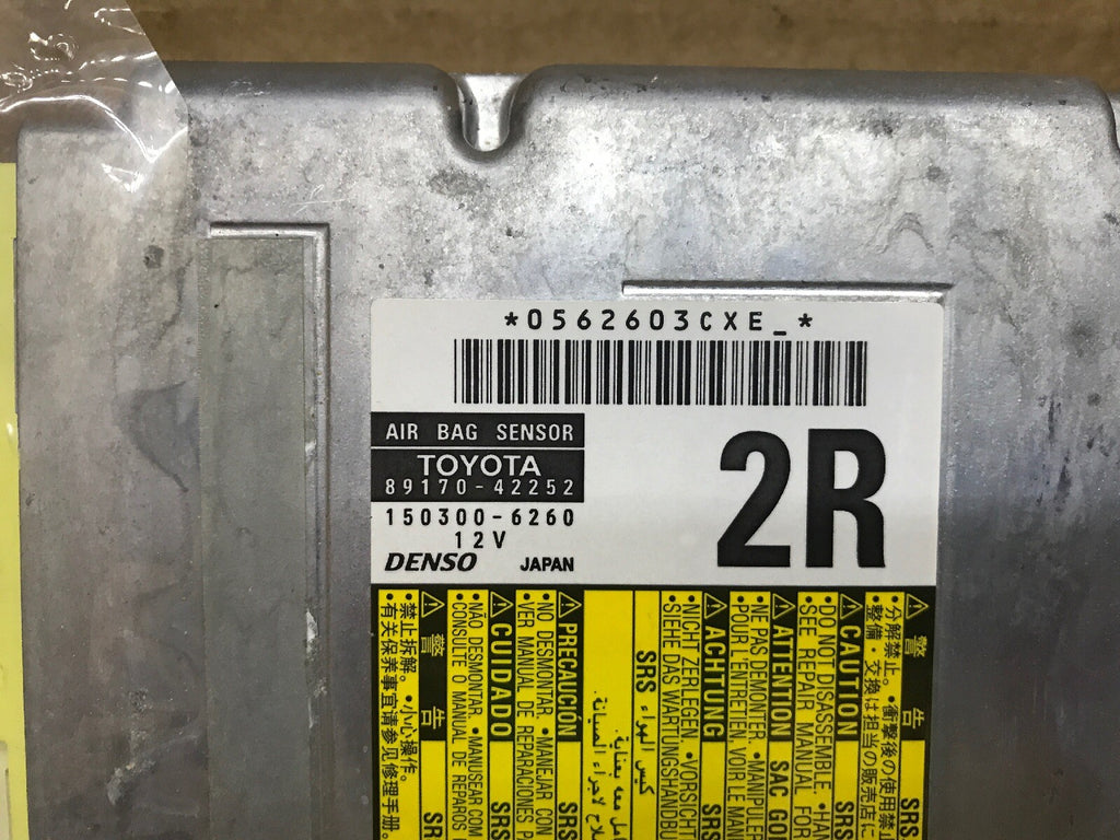 06 08 RAV4 RAV 4 Air Bag Airbag Module Sensor Control Computer 89170 422521