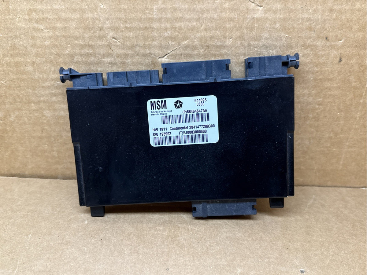 14 23 Durango Grand Cherokee Front Driver Seat Memory Control Module 68464647AA0