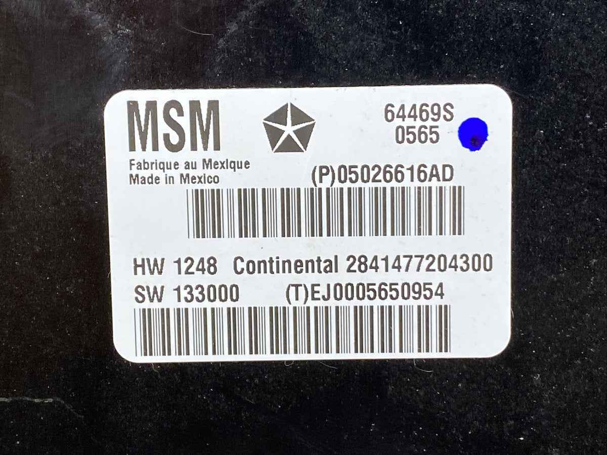 Chrysler Dodge Jeep Power Seat Control Memory Module 05026616AD P05026616AD2