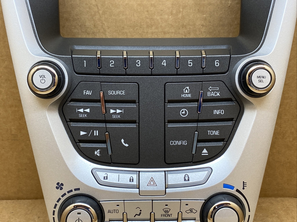 2012 2015 Chevy Equinox Terrain Radio Face Climate Control Panel Bezel 234508943