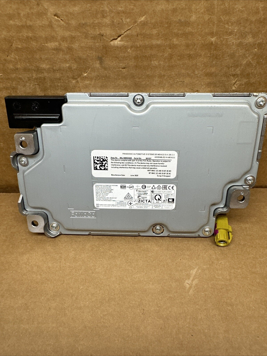 2019 2020 Lincoln Nautilus Sync Module LA1T 14G370 BCH4