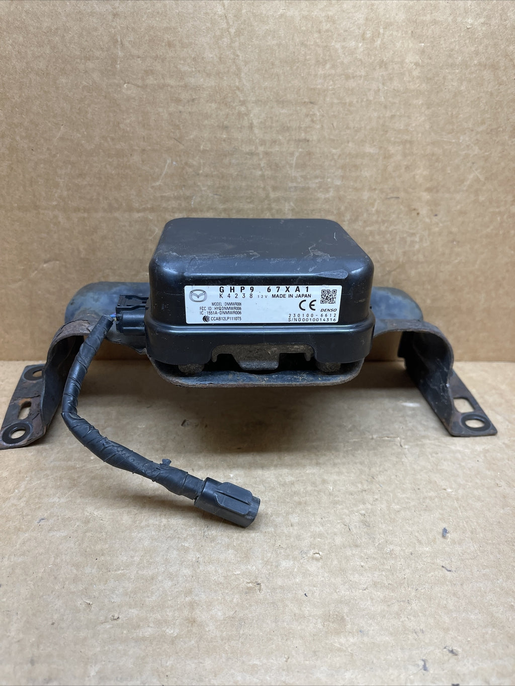 Mazda Front Distance Radar Cruise Control Sensor GHP9 67XA1 230100 6612 K42380