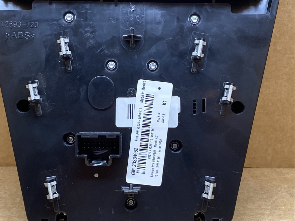 2012 Terrain Equinox Radio Bezel Climate Temp Control Panel 233349528