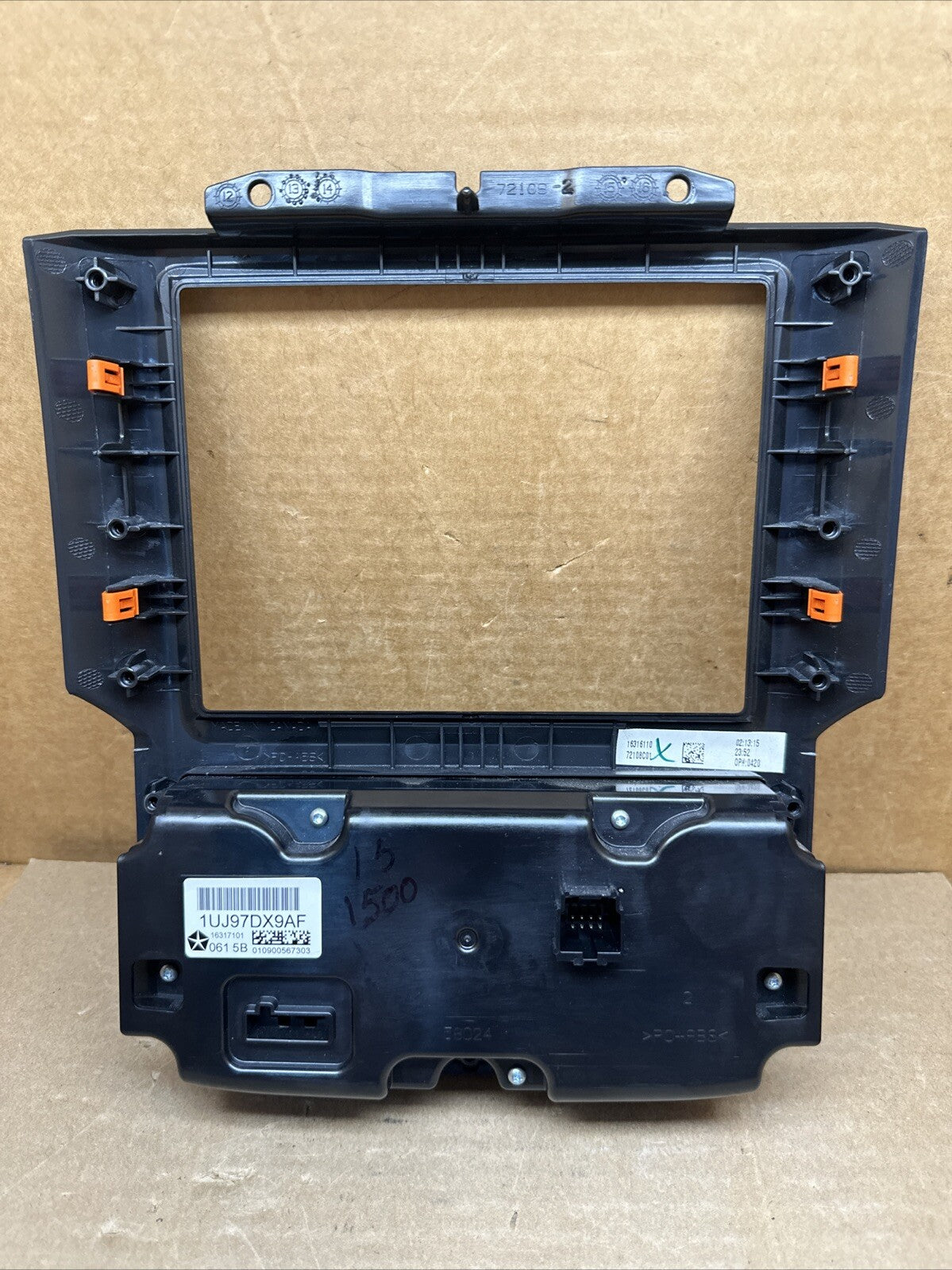 2013 2018 Dodge Ram 1500 Heater AC Climate Temperature Control Unit 1UJ97DX9AF3