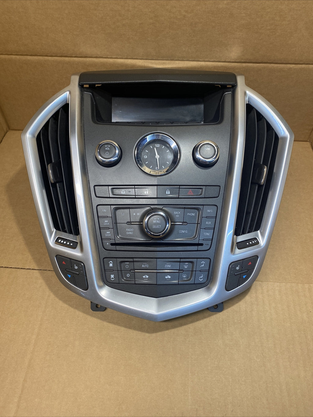 2010 2013 Cadillac SRX Radio Climate Control Panel Dash Trim Faceplate 208648689