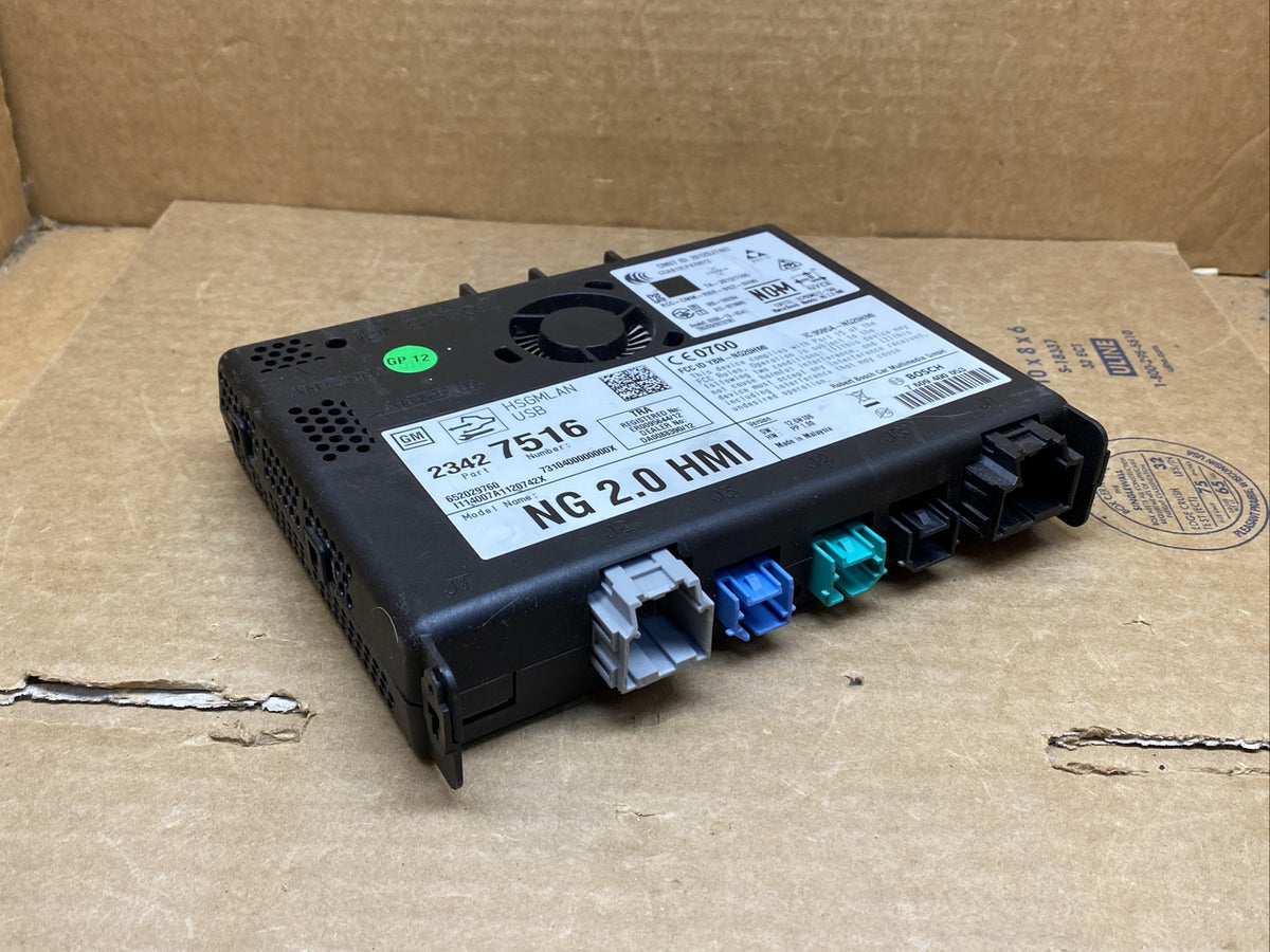 2014 GM HMI Human Machine Interface NG 2.0 Control Module 234275162