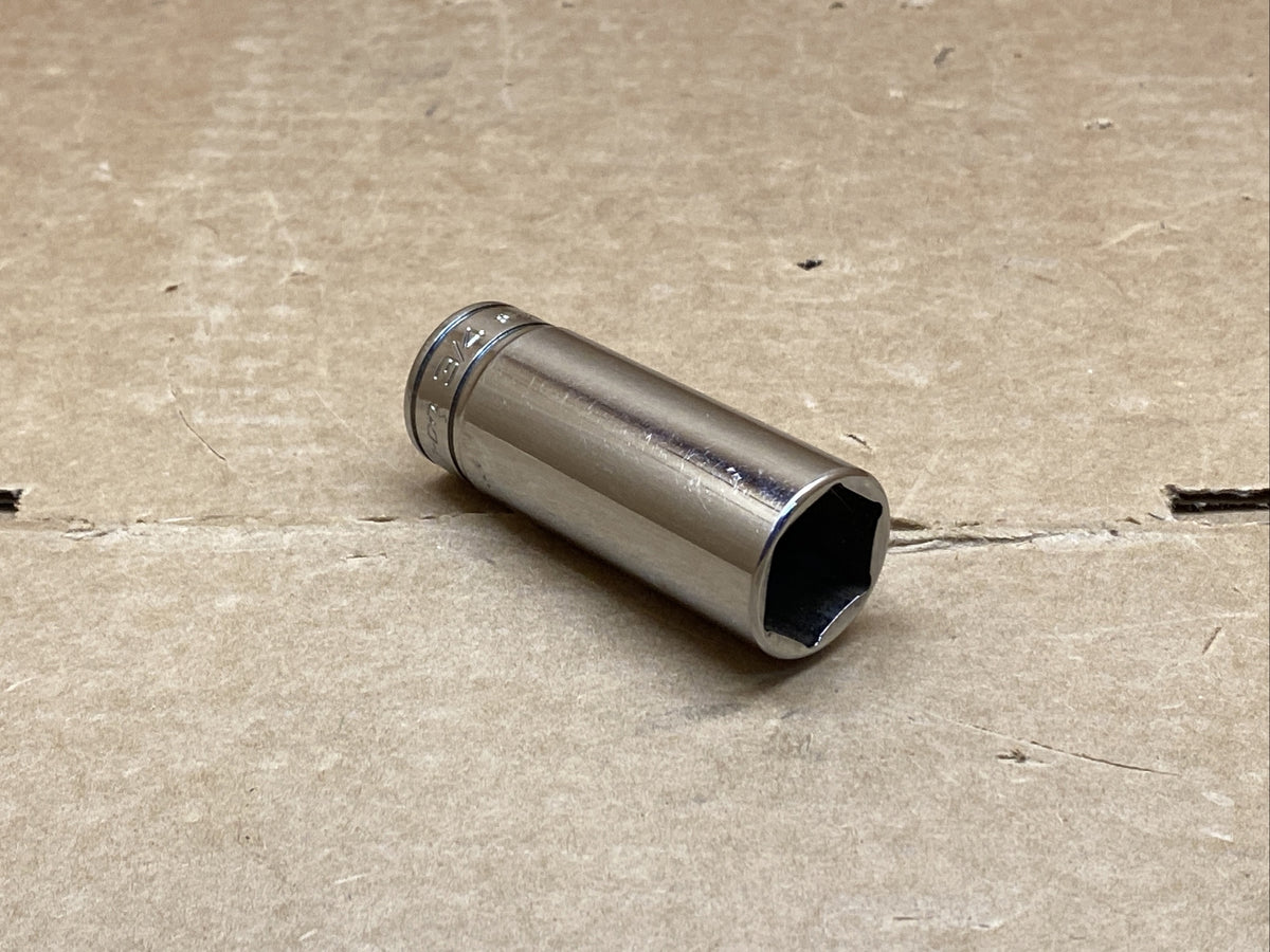 Snap on Tools USA 3/8" Drive 6 Point SAE 3/4" Deep Well Socket SFS2415