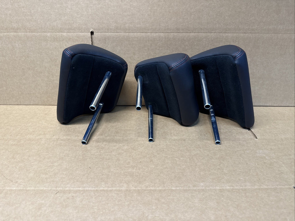 2014 2018 Mazda3 Mazda 3 Head Rest Headrest 2nd Row Rear Seat Set Black Leather8