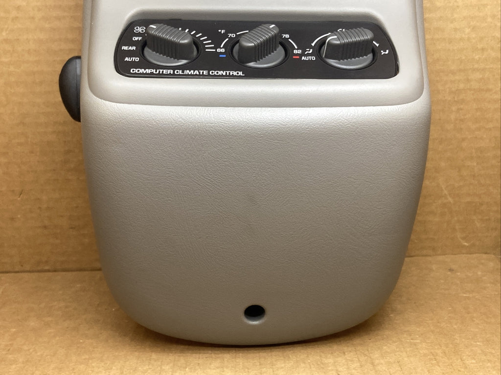 99 06 GMC Silverado Sierra Overhead Ceiling Console Light Homelink Temp Pewter4
