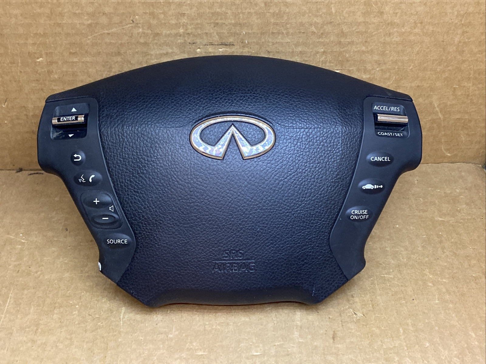 INFINITI M35 M45 FRONT LEFT DRIVER SIDE STEERING WHEEL AIRBAG AIR BAG BLACK1